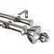 Rod Desyne Jerome Double Curtain Rod 120-170 inch - Satin Nickel
